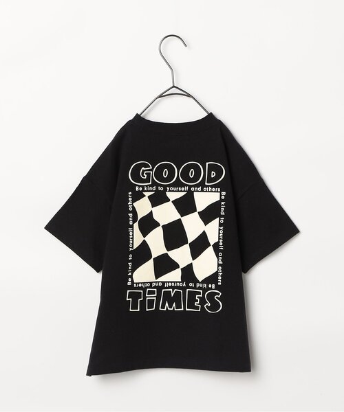 p.premier(ピードットプルミエ)の「SHIRO-KUROグラフィックTシャツ(Tシャツ/カットソー・キッズ・ブラック/アイボリー・80/90/100/110/120/130/140)」の9枚目の写真