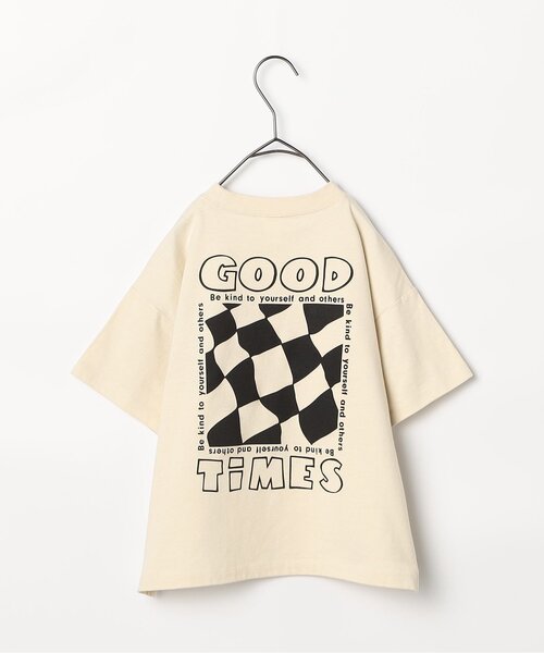 p.premier(ピードットプルミエ)の「SHIRO-KUROグラフィックTシャツ(Tシャツ/カットソー・キッズ・ブラック/アイボリー・80/90/100/110/120/130/140)」の8枚目の写真