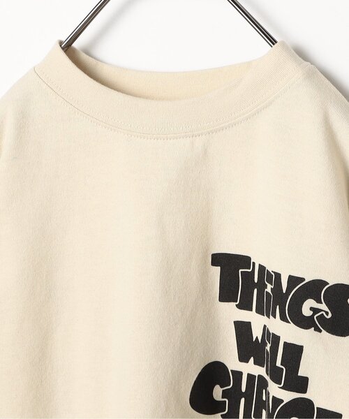 p.premier(ピードットプルミエ)の「SHIRO-KUROグラフィックTシャツ(Tシャツ/カットソー・キッズ・ブラック/アイボリー・80/90/100/110/120/130/140)」の7枚目の写真