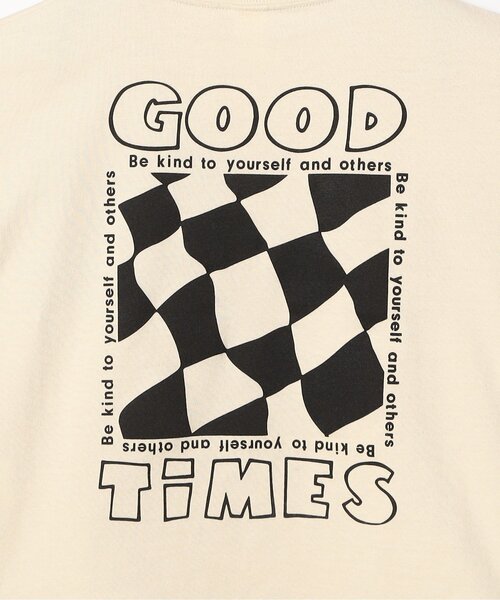 p.premier(ピードットプルミエ)の「SHIRO-KUROグラフィックTシャツ(Tシャツ/カットソー・キッズ・ブラック/アイボリー・80/90/100/110/120/130/140)」の4枚目の写真