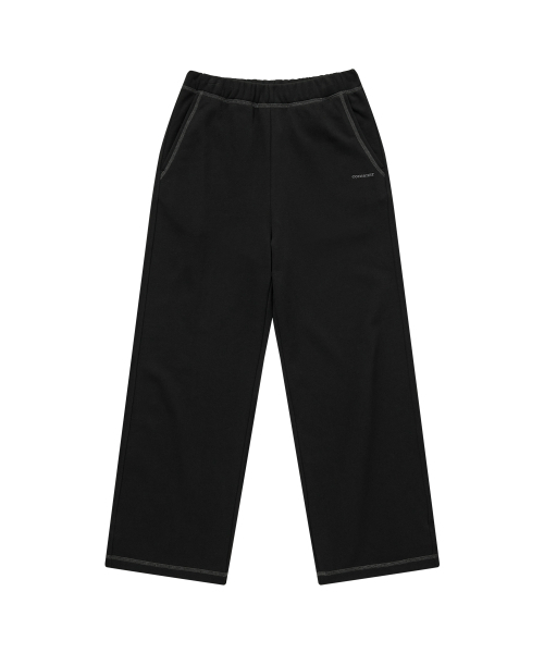 COVERNAT(カバーナット)の「ウーマンストレートスウェットパンツブラック(その他パンツ・レディース・その他・LARGE/WS/WM)」の1枚目の写真