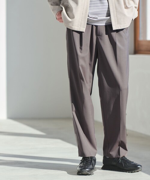 green label relaxing(グリーンレーベルリラクシング)の「ウォッシャブル トロ オルマイ ワイドパンツ W3 イージーパンツ -ストレッチ-(その他パンツ・メンズ・ダークグレー/モカ/ブラック/ダークブラウン・S/XL/M/L)」の4枚目の写真