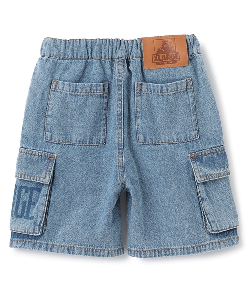 XLARGE KIDS（エクストララージキッズ）の「デニムカーゴハーフパンツ（その他パンツ・キッズ・ブルー/ライトブルー・140cm/130cm/120cm/110cm/100cm/90cm）」の12枚目の写真