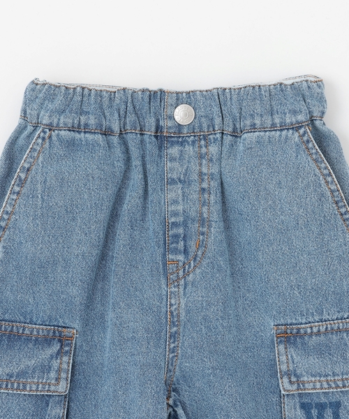 XLARGE KIDS（エクストララージキッズ）の「デニムカーゴハーフパンツ（その他パンツ・キッズ・ブルー/ライトブルー・140cm/130cm/120cm/110cm/100cm/90cm）」の13枚目の写真