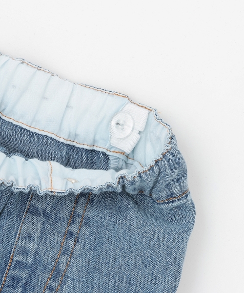 XLARGE KIDS（エクストララージキッズ）の「デニムカーゴハーフパンツ（その他パンツ・キッズ・ブルー/ライトブルー・140cm/130cm/120cm/110cm/100cm/90cm）」の14枚目の写真