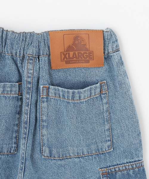 XLARGE KIDS（エクストララージキッズ）の「デニムカーゴハーフパンツ（その他パンツ・キッズ・ブルー/ライトブルー・140cm/130cm/120cm/110cm/100cm/90cm）」の6枚目の写真