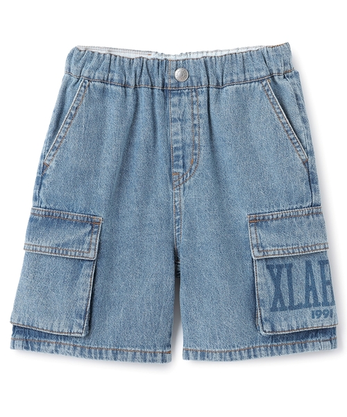 XLARGE KIDS（エクストララージキッズ）の「デニムカーゴハーフパンツ（その他パンツ・キッズ・ブルー/ライトブルー・140cm/130cm/120cm/110cm/100cm/90cm）」の11枚目の写真