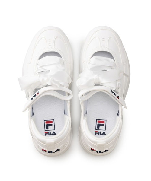 FILA(フィラ)の「DISRUPTOR WEDGE BALLET(スニーカー・レディース・ホワイト・26.0cm/25.5cm/25.0cm/24.5㎝/24.0cm/23.5cm/23.0cm)」の2枚目の写真