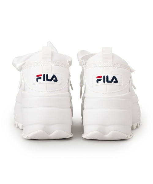 FILA(フィラ)の「DISRUPTOR WEDGE BALLET(スニーカー・レディース・ホワイト・26.0cm/25.5cm/25.0cm/24.5㎝/24.0cm/23.5cm/23.0cm)」の3枚目の写真