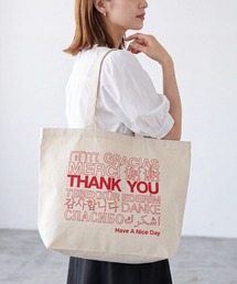 【SE1】【Bag Shop NYC/バッグ ショップ エヌワイシー】 INTERNATIONAL THANK YOUJUMBO TOTE