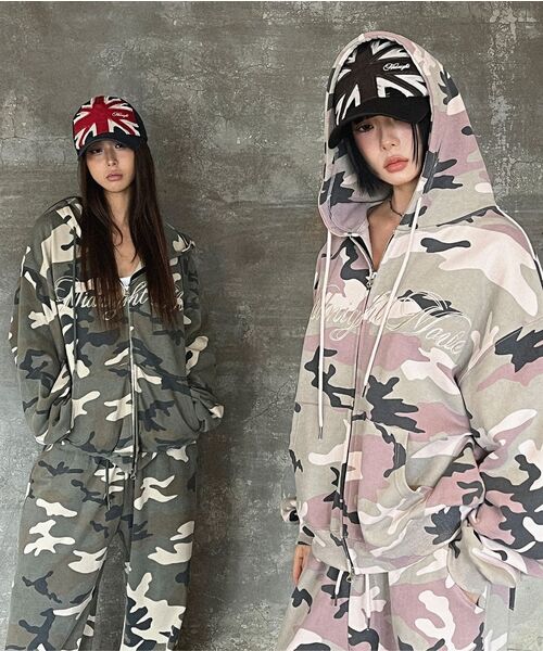 Midnight Move(ミッドナイトムーブ)の「lg camo pants (beige)(スウェットパンツ・レディース・その他・FREE)」の5枚目の写真