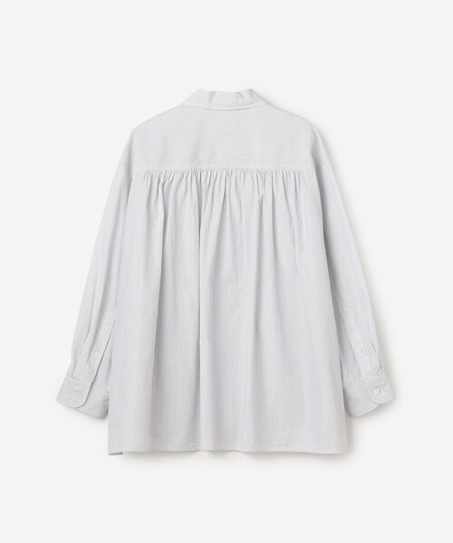 GYMPHLEX（ジムフレックス）の「Gymphlex | コットン ストライプ 長袖チュニックシャツ WOMEN（シャツ/ブラウス・レディース・ホワイト系その他・12）」の16枚目の写真