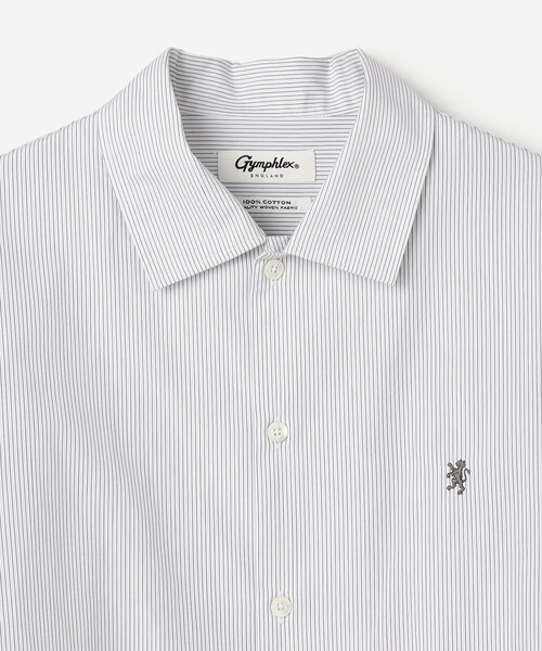 GYMPHLEX（ジムフレックス）の「Gymphlex | コットン ストライプ 長袖チュニックシャツ WOMEN（シャツ/ブラウス・レディース・ホワイト系その他・12）」の15枚目の写真