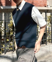 kutir（クティール）の「LINENLIKE KNIT VEST／リネンライクニットベスト（ベスト）」