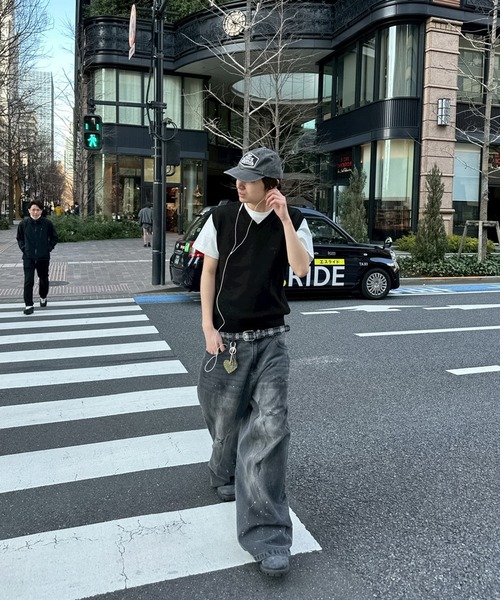 kutir(クティール)の「LINENLIKE KNIT VEST/リネンライクニットベスト(ベスト・メンズ・ブラック/ブラウン/ネイビー・LARGE/MEDIUM)」の17枚目の写真