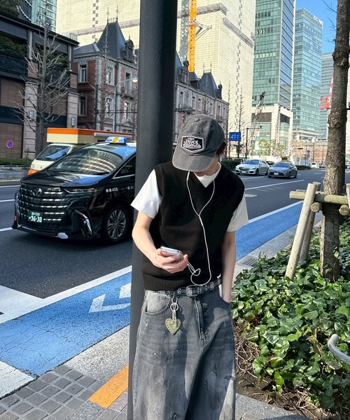 kutir(クティール)の「LINENLIKE KNIT VEST/リネンライクニットベスト(ベスト・メンズ・ブラック/ブラウン/ネイビー・LARGE/MEDIUM)」の12枚目の写真