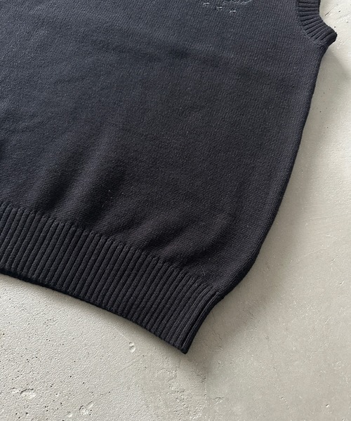 kutir(クティール)の「LINENLIKE KNIT VEST/リネンライクニットベスト(ベスト・メンズ・ブラック/ブラウン/ネイビー・LARGE/MEDIUM)」の6枚目の写真