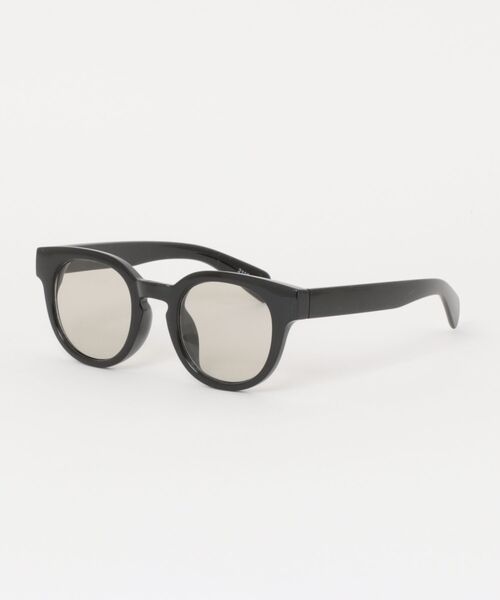 Revo.（レボ）の「WELLINGTON COLOR LENS SUNGLASSES / ウェリントン カラーレンズ サングラス クリアフレーム UVカット（サングラス・レディース・ブラック×ブルー/ブラック×グレー/ライトグレー・FREE）」の2枚目の写真