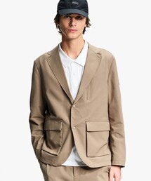 AIGLE（エーグル）の「撥水 UVカット サマーブレザー シェルジャケット   テーラードジャケット（テーラードジャケット）」