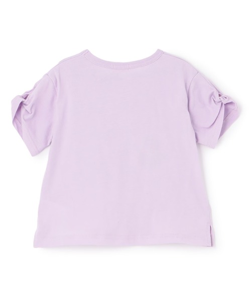 trois lapins kp（トロワラパンケーピー）の「【Trois Lapins】 くまグラフィック Tシャツ 【防虫加工】（Tシャツ/カットソー・キッズ・オフホワイト/ラベンダー・140cm/160cm/130cm/150cm/120cm）」の3枚目の写真