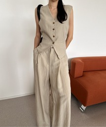 AMAJI（アマジ）の「テーラードベストセットアップ（ベスト）」