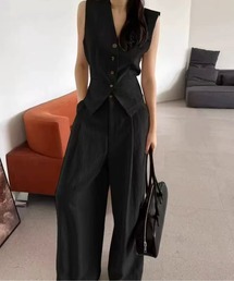 AMAJI（アマジ）の「テーラードベストセットアップ（ベスト）」