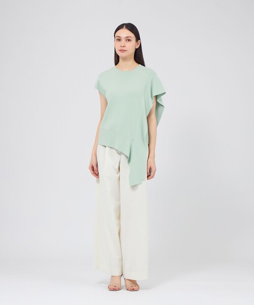 EPOCA（エポカ）の「ドレープニットプルオーバー（Tシャツ/カットソー・レディース・ブラック/ホワイト/グリーン系その他・40）」の10枚目の写真