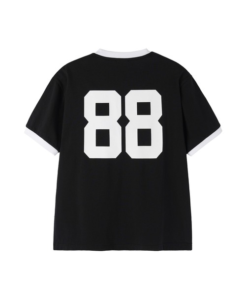OY(オーワイ)の「『OY/オーワイ』ATHLETIC 88 RINGER TEE/アスレチック88リンガーTシャツ(Tシャツ/カットソー・メンズ・ブラック/ネイビー・L/M)」の18枚目の写真