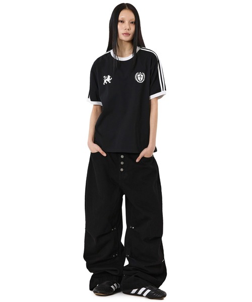 OY(オーワイ)の「『OY/オーワイ』ATHLETIC 88 RINGER TEE/アスレチック88リンガーTシャツ(Tシャツ/カットソー・メンズ・ブラック/ネイビー・L/M)」の6枚目の写真