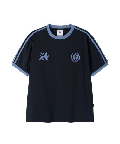 OY(オーワイ)の「『OY/オーワイ』ATHLETIC 88 RINGER TEE/アスレチック88リンガーTシャツ(Tシャツ/カットソー・メンズ・ブラック/ネイビー・L/M)」の19枚目の写真