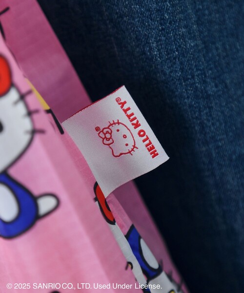 BAGGU（バグー）の「BAGGU/バグゥ BABY BAGGU SANRIO サンリオ ナイロン ベイビーバグゥ（トートバッグ・レディース・レッド/ピンク/ブルー・ONE SIZE）」の8枚目の写真