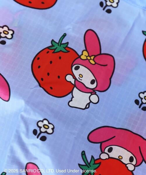 BAGGU（バグー）の「BAGGU/バグゥ BABY BAGGU SANRIO サンリオ ナイロン ベイビーバグゥ（トートバッグ・レディース・レッド/ピンク/ブルー・ONE SIZE）」の6枚目の写真