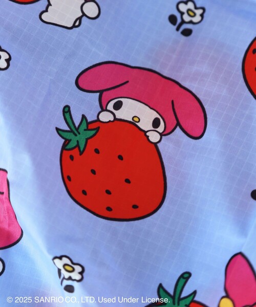 BAGGU（バグー）の「BAGGU/バグゥ BABY BAGGU SANRIO サンリオ ナイロン ベイビーバグゥ（トートバッグ・レディース・レッド/ピンク/ブルー・ONE SIZE）」の5枚目の写真