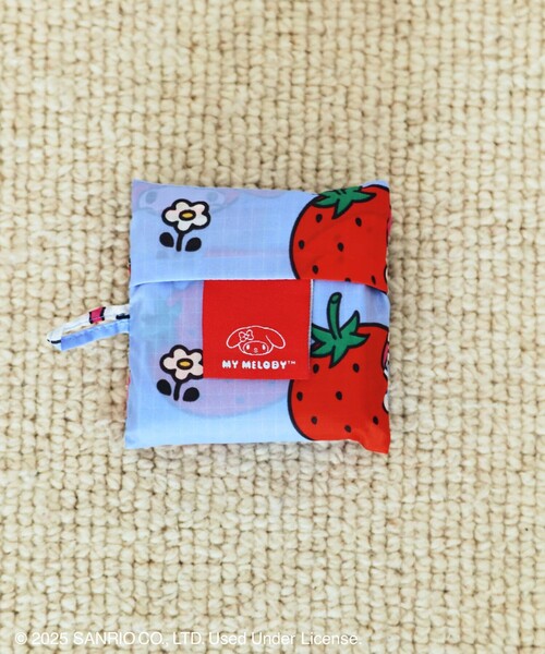 BAGGU（バグー）の「BAGGU/バグゥ BABY BAGGU SANRIO サンリオ ナイロン ベイビーバグゥ（トートバッグ・レディース・レッド/ピンク/ブルー・ONE SIZE）」の17枚目の写真