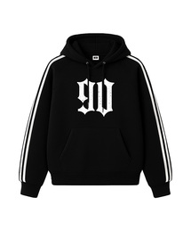 DIVISION 90 SPORTY TRACK OVER FIT HOODIE (3color)