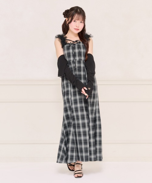 apres jour(アプレジュール)の「【UVカット】チャーム付きフリルシアーカーディガン(カーディガン/ボレロ・レディース・オフホワイト/ピンク/ブラック・X-LARGE/フリー)」の10枚目の写真