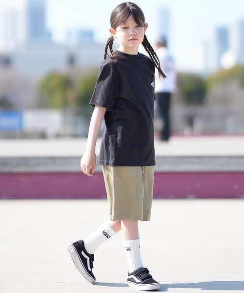 Dickies(ディッキーズ)の「Dickies/ディッキーズ キッズ ショーツ ワンポイント ロゴ DY0004(その他パンツ・キッズ・ブラック/ベージュ/チャコール・130cm/140cm/150cm/160cm)」の17枚目の写真