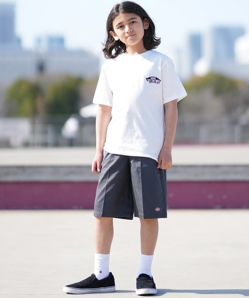 Dickies(ディッキーズ)の「Dickies/ディッキーズ キッズ ショーツ ワンポイント ロゴ DY0004(その他パンツ・キッズ・ブラック/ベージュ/チャコール・130cm/140cm/150cm/160cm)」の8枚目の写真