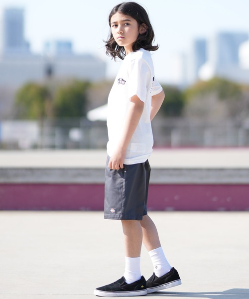 Dickies(ディッキーズ)の「Dickies/ディッキーズ キッズ ショーツ ワンポイント ロゴ DY0004(その他パンツ・キッズ・ブラック/ベージュ/チャコール・130cm/140cm/150cm/160cm)」の10枚目の写真