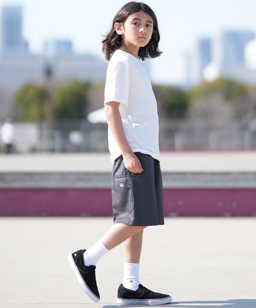 Dickies(ディッキーズ)の「Dickies/ディッキーズ キッズ ショーツ ワンポイント ロゴ DY0004(その他パンツ・キッズ・ブラック/ベージュ/チャコール・130cm/140cm/150cm/160cm)」の11枚目の写真