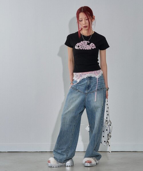 WHO'S WHO gallery(フーズフーギャラリー)の「ファーベルトサンダル(サンダル・レディース・シルバー/ブラック/イエロー・MEDIUM/LARGE/X-LARGE)」の20枚目の写真