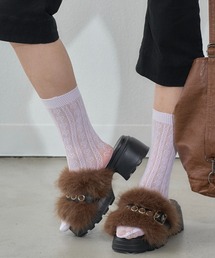 WHO'S WHO gallery | ファーベルトサンダル(サンダル)