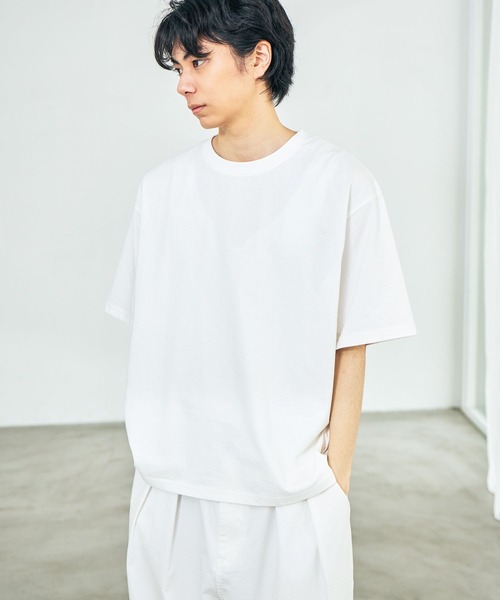 LAKOLE（ラコレ）の「ベーシックカットソー / 652866（Tシャツ/カットソー・メンズ・ホワイト/ブラック/チャコール・LARGE/MEDIUM/X-LARGE）」の5枚目の写真