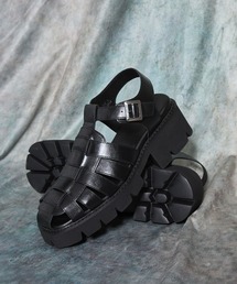 SERACE（セラス）の「【SERACE】＋7.5㎝ high sole gurkha sandals / ＋7.5㎝ハイソールグルカサンダル（サンダル）」