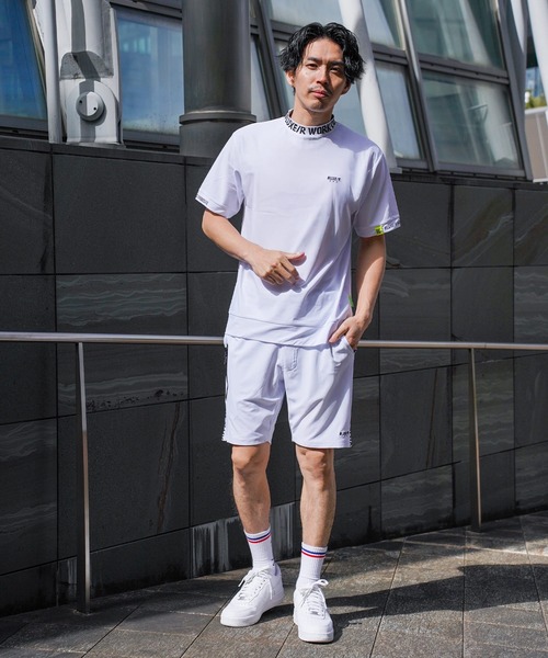 LUXE/R GOLF（ラグジュ ゴルフ）の「(RM)【LUXE/R GOLF】ストレッチ スムース ロゴ パンツ ハーフパンツ（その他パンツ・メンズ・ネイビー/ホワイト/チャコールグレー/ブラック・X-LARGE/LARGE/MEDIUM）」の12枚目の写真
