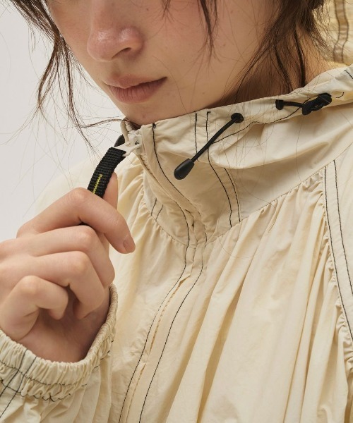 TODAYFUL/トゥデイフル】Nylon Gather Blouson/ナイロンギャザー