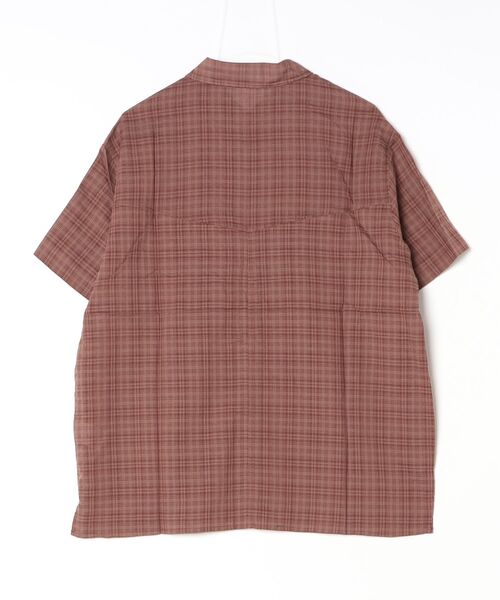 Vini(ヴィニ)の「ボリュームカーゴチェックシャツ(Tシャツ/カットソー・メンズ・カーキ/ブラウン/ネイビー・SMALL/MEDIUM/LARGE)」の22枚目の写真