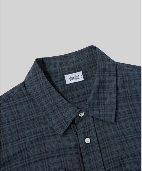 Vini(ヴィニ)の「ボリュームカーゴチェックシャツ(Tシャツ/カットソー・メンズ・カーキ/ブラウン/ネイビー・SMALL/MEDIUM/LARGE)」の20枚目の写真