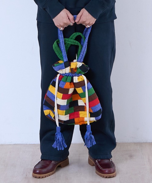 1/2 HALF（ニブンノイチハーフ）の「1/2HALF PATCHWORK-TOTE（トートバッグ・メンズ・その他2/その他1・FREE）」の5枚目の写真