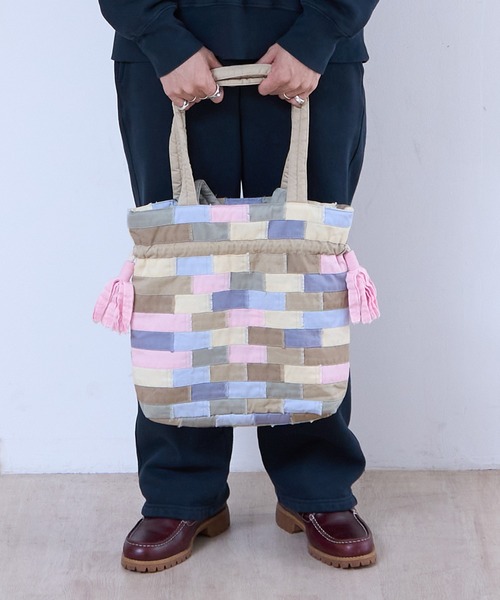 1/2 HALF（ニブンノイチハーフ）の「1/2HALF PATCHWORK-TOTE（トートバッグ・メンズ・その他2/その他1・FREE）」の9枚目の写真